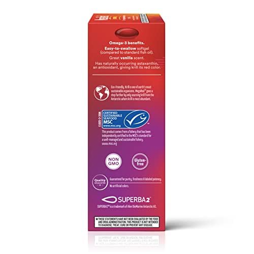 MegaRed Omega-3 Krill Oil 500mg Extra Strength Softgels 45 Count