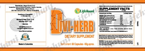 Lifehuni Diviherb Y MakaLh La Combinacion Perfecta Capsules 120