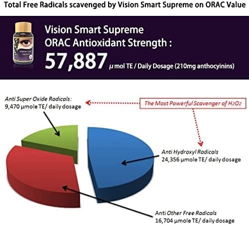 Vision Smart Center Vision Smart Supreme Eye Supplement Capsules 12 Bottles