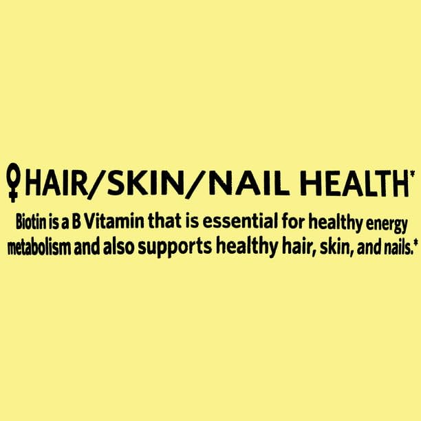 IKJ Biotin Hair/Skin/Nails Health Dietary Supplement Softgels 120 Count