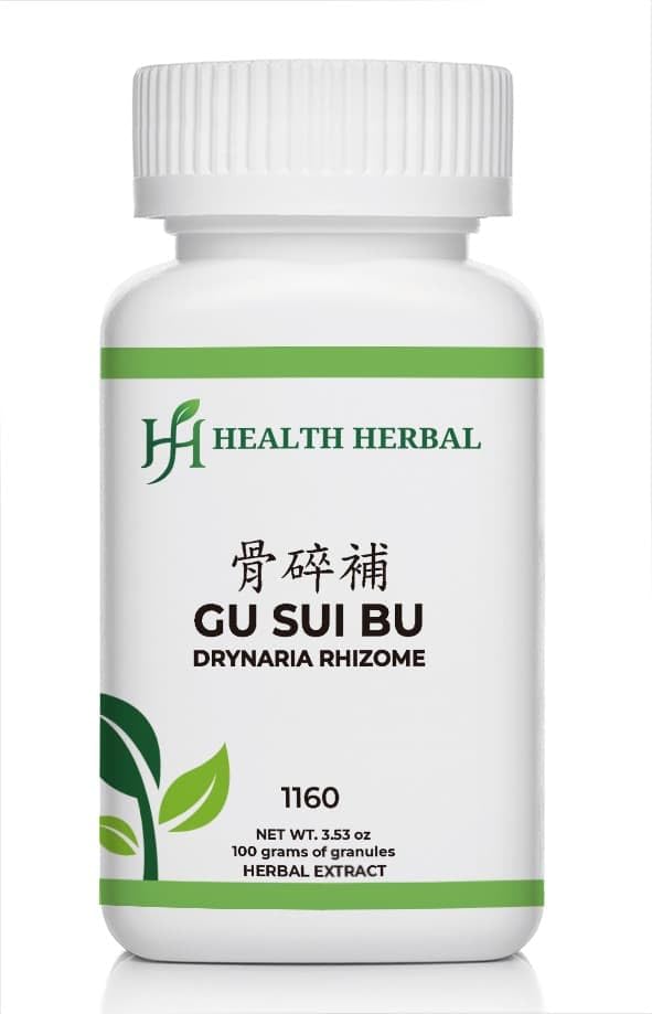 Health Herbal Gu Sui Bu/Drynaria Rhizome Granule Powder, 3.53 oz per bottle