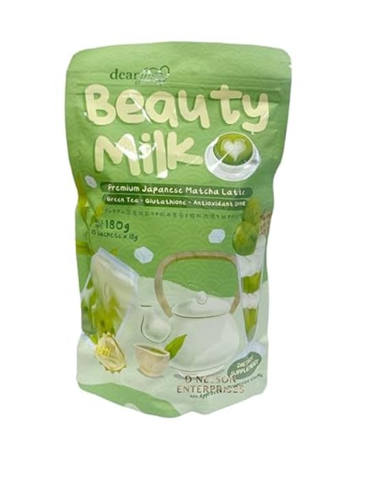 Generic Dear Face Beauty Milk Premium Japanese Matcha Latte Powder 6.35 oz