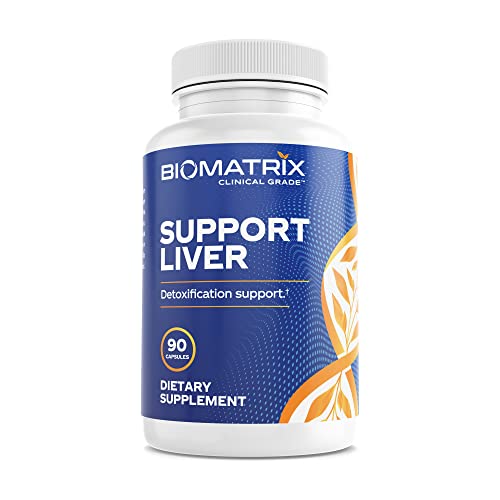 BioMatrix Liver Cleanse Detox & Repair with Artichoke Extract, Milk Thistle, Taurine & Methionine Capsules, 90 Count
