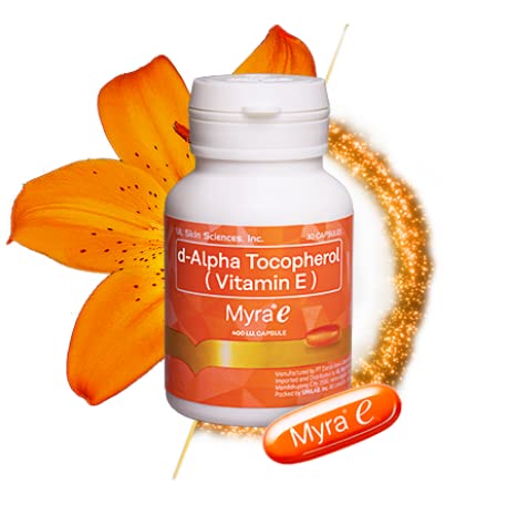 Myra E Vitamin E d-Alpha Tocopherol 400 IU Capsule 1 Count