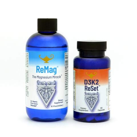 RnA ReSet ReMag & D3K2 Reset Bundle Capsule, 2 Piece Set, 1 Bundle