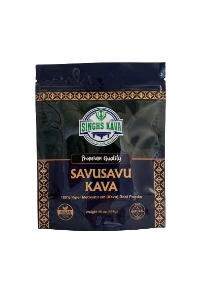SINGHS Noble Fiji Kava Savusavu Kava Powder 16oz