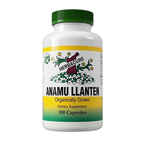 HERBACURE Anamu LLanten 550mg Capsules, 100 Count