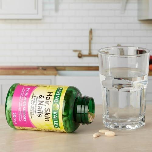 Generic Hair, Skin and Nails Vitamins Capsules 240 Count