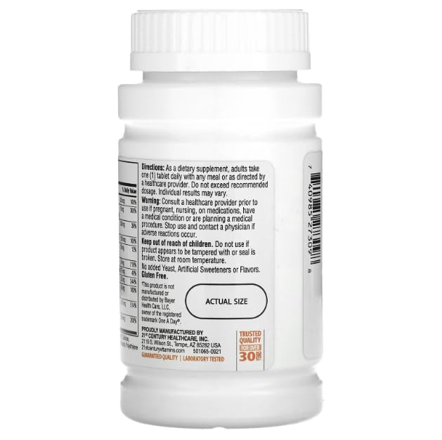 21st Century One Daily Women's 50+ Tablets, 100-Count