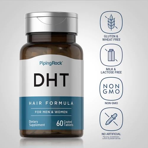 Piping Rock DHT Advanced Hair Formula Tablets, 60 Count