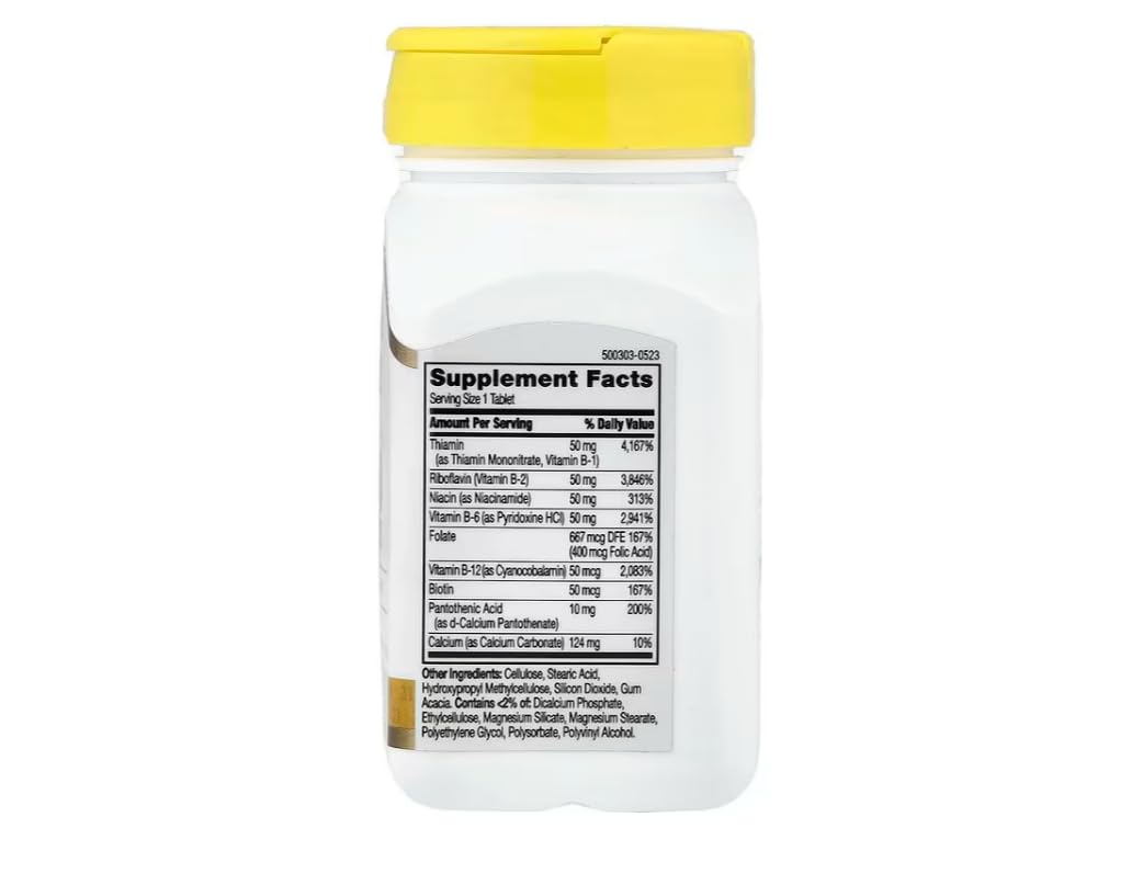 21st Century VIT B-50 Complex 60 Tablets