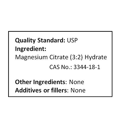 NuSci Magnesium Citrate Powder, 35.27 Ounce
