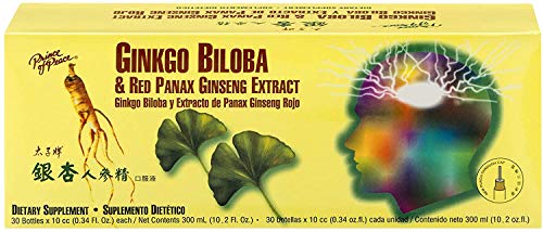 Prince Of Peace Ginkgo Biloba & Red Panax Ginseng Extract Capsules, 2-Pack