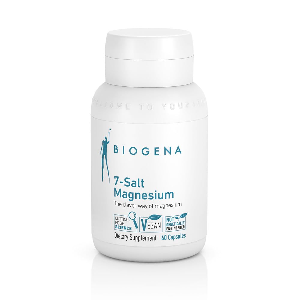 BIOGENA 7-Salt Magnesium Complex Capsules, 60 Count