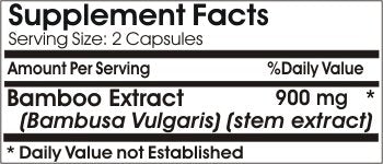 PureControl Supplements Bamboo Extract 900mg Capsules, 90 Capsules