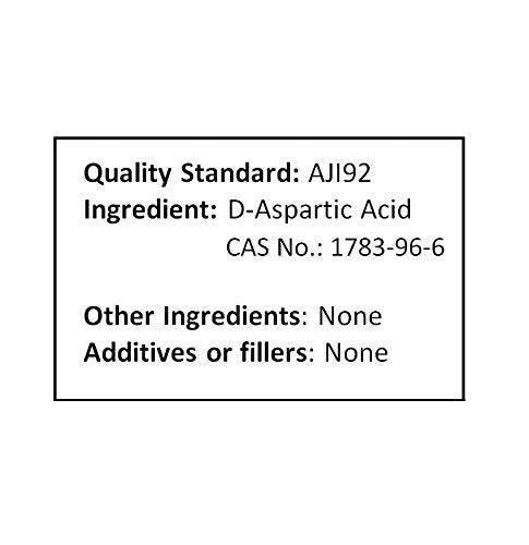 NuSci D-Aspartic Acid DAA Powder 1000 Grams