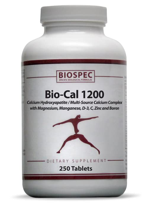 BioSpec Nutritionals Bio-Cal 1200 Tablet, 250 Tablets