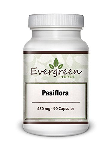 Evergreen Herbs Pasiflora (Passion Flower) Capsule 90 Capsules