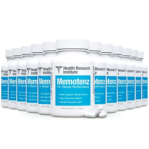 Memotenz Brain Function Supplement Capsule, 360 Capsules, Multivitamin Mineral Formula
