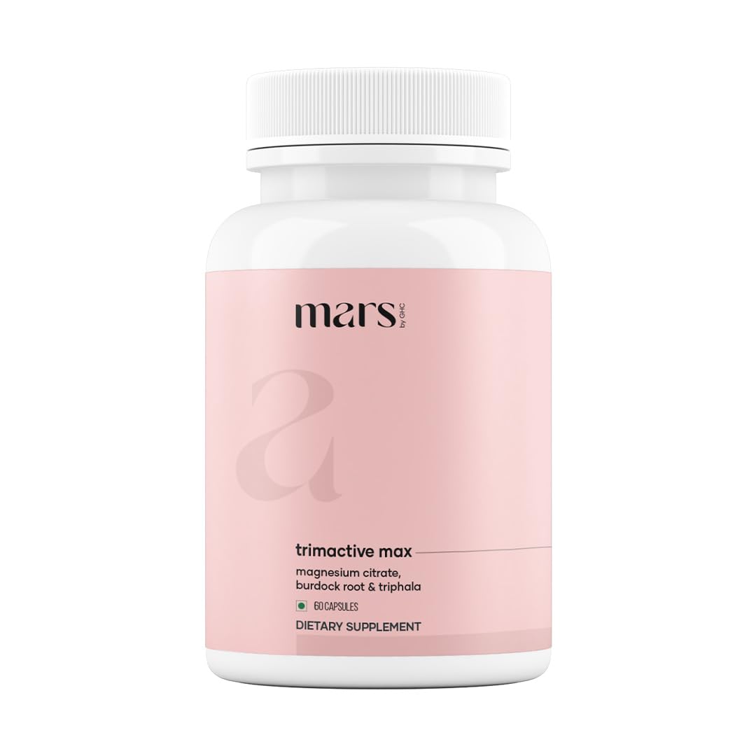 mars by GHC TrimActive Max Colon & Detox Flush, Waist Trimming Complex, Gut Cleanse, Digestive System Support, Stool Softener & Reduced Bloating & Occasional Constipation Relief Capsule 1