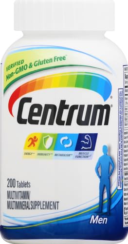 Centrum Multivitamin for Men Tablets, 200 Count