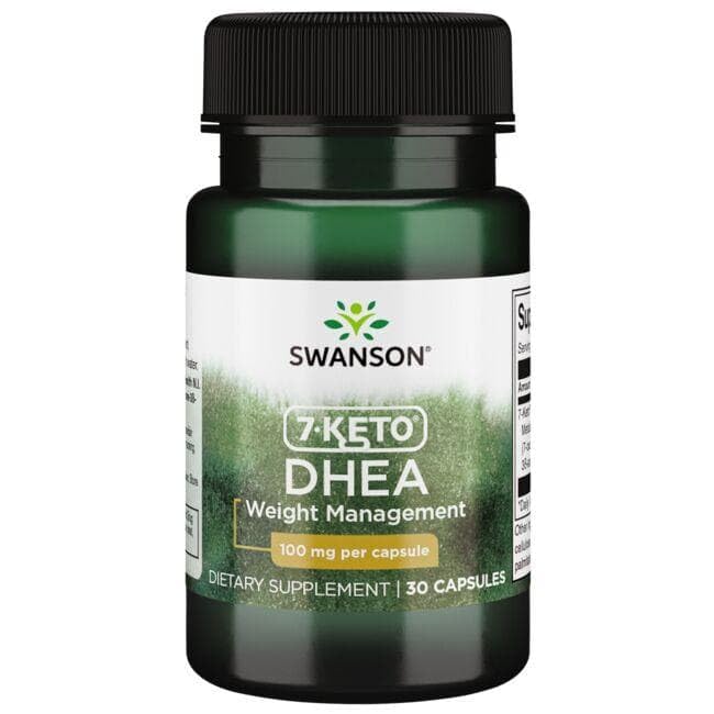 Swanson Diet 7-Keto DHEA 100 mg Capsules, 30 Count