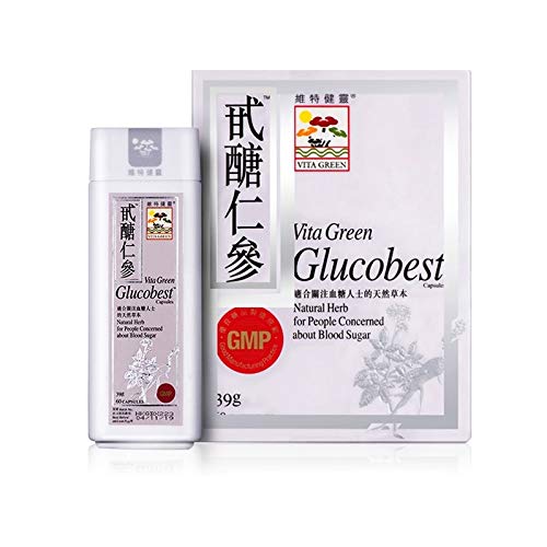 Vita Green Glucobest Ginseng Formula, 60 Capsules