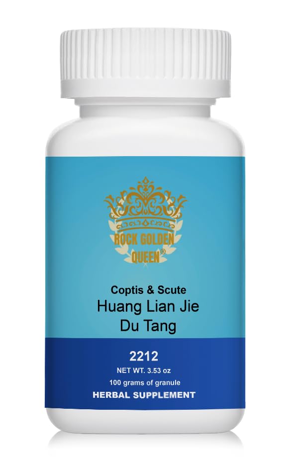 Rock Golden Queen Huang Lian Jie Du Tang Coptis & Scute Detox Formula Powder 3.53 Ounce