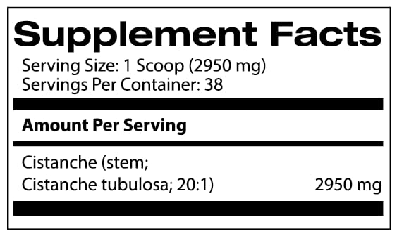 Samsara Herbs Cistanche Extract Powder, 4 oz, 20:1 Concentration, Made in the USA, 3rd Party Tested, Strength, Vitality & Mood