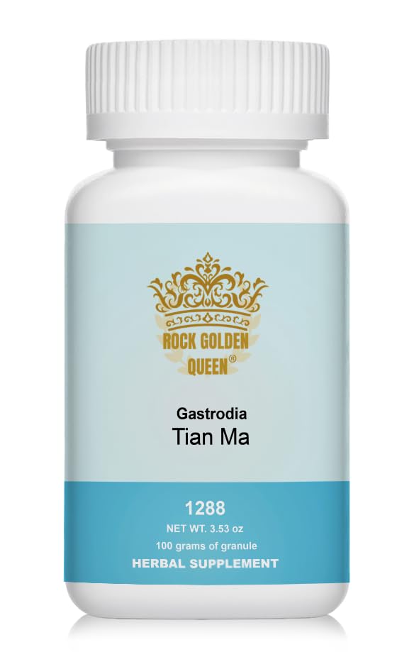 Rock Golden Queen Tian Ma, Gastrodia Elata Rhizome Granule Powder, 3.53 Ounces