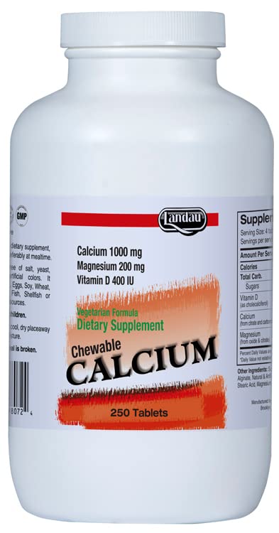 Landau Calcium Magnesium with Vitamin D Chewable, 250