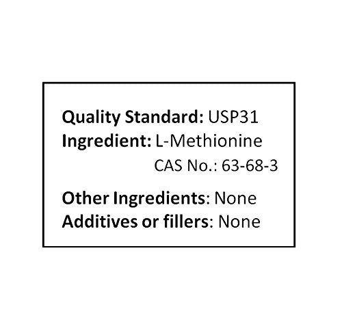 NuSci L-Methionine Powder Pure, 17.637 oz