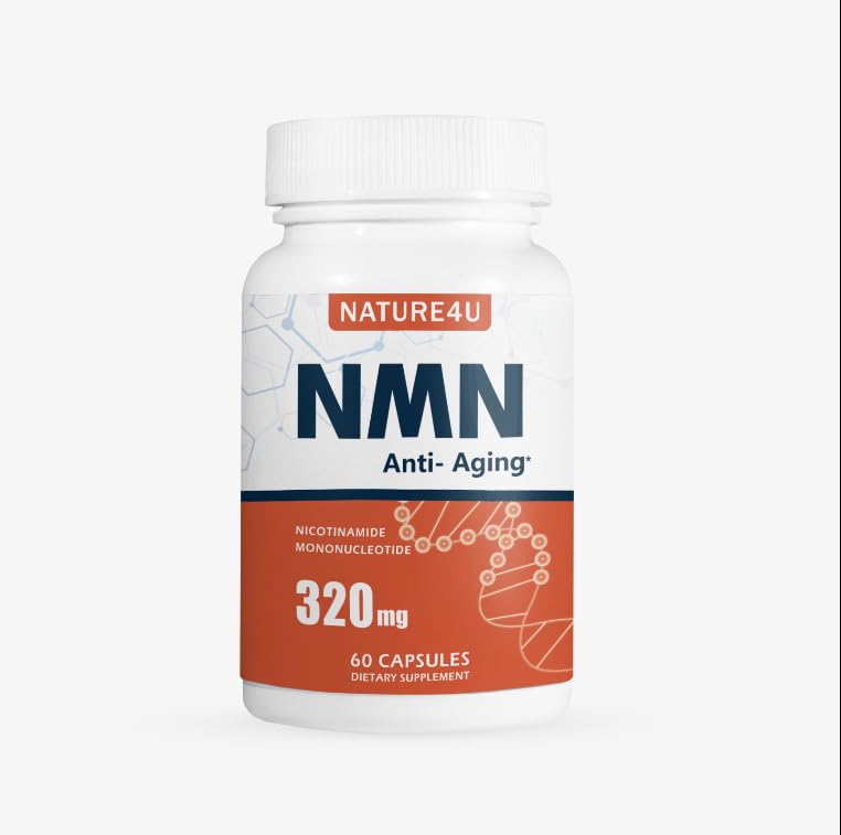 Nature4U NMN Nicotinamide Mononucleotide 320mg Capsules, 60 Count