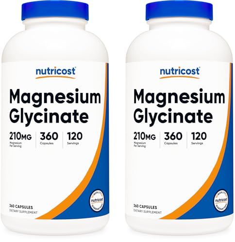 Nutricost Magnesium Glycinate Capsules 720 Capsules