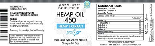 Absolute Nutrition Hemp Oil 30 Capsules