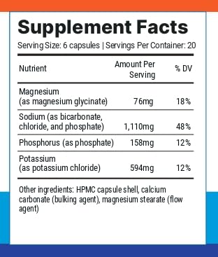 Nutri-Align Fasting Salts Electrolytes Advanced, 120 Capsules