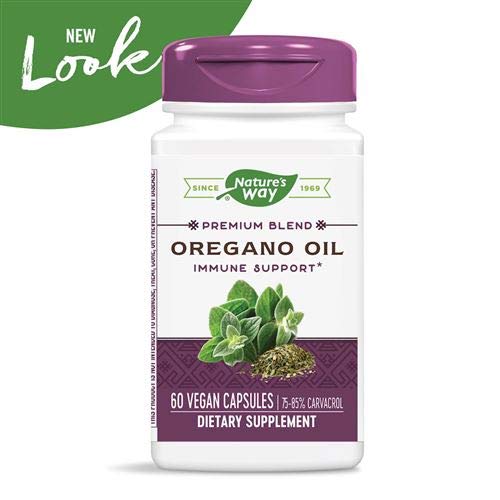 Nature's Way Oregano Oil 75-85% Carvacrol Capsule, 120 Count