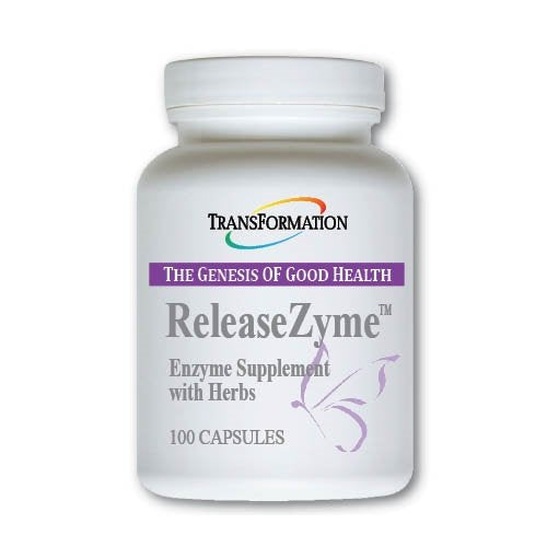 TRANSFORMATION The Genesis of Good Health Enzymes ReleaseZyme Blend Capsule, 100 Capsules