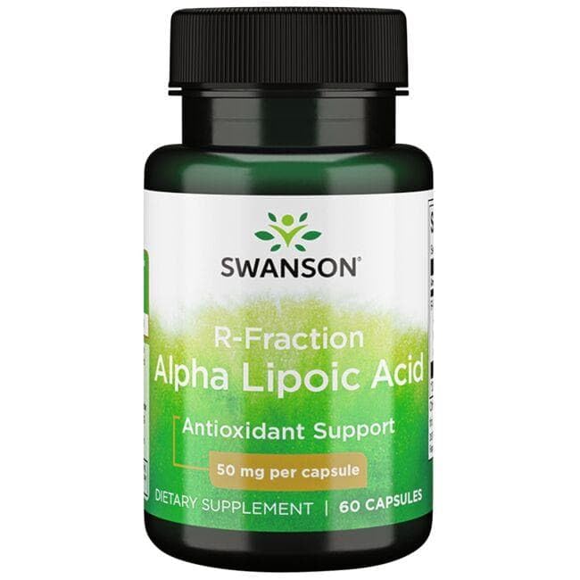 Swanson R-Fraction Alpha-Lipoic Acid 50mg Capsules, 60 Count