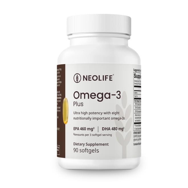 NeoLife Omega-3 Fish Oil Plus Capsule, 90 Count