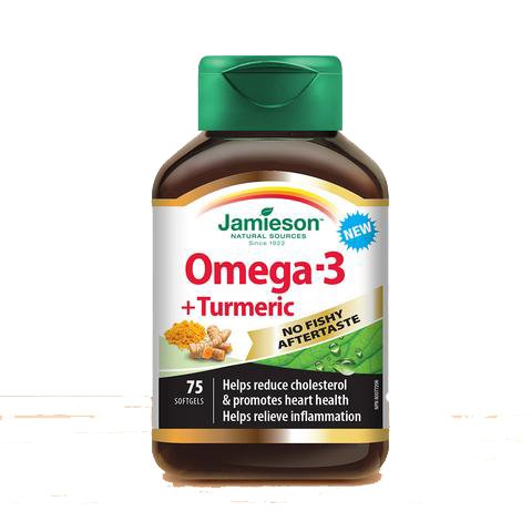 Jamieson Omega-3 + Turmeric Softgel 1 Count
