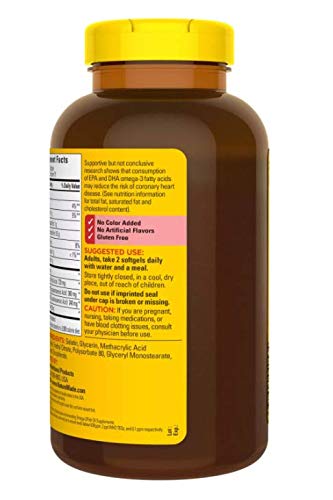 Nature Made Fish Oil Burp-Less Softgels 300