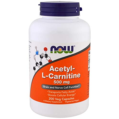 NOW Foods Acetyl L-Carnitine 500mg Capsule, 400 Capsules