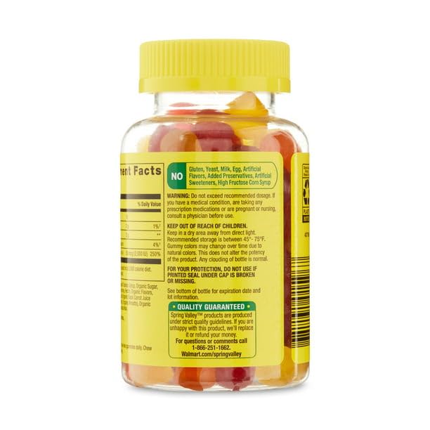 IKJ Vitamin D3 Gummy, 2000 IU, 80 Count