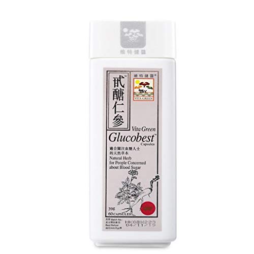 Vita Green Glucobest Ginseng Formula 60 Capsules