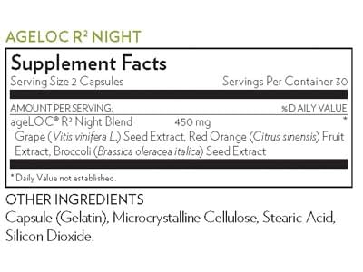 Nu Skin ageLOC R2 Night Blend Capsules 60