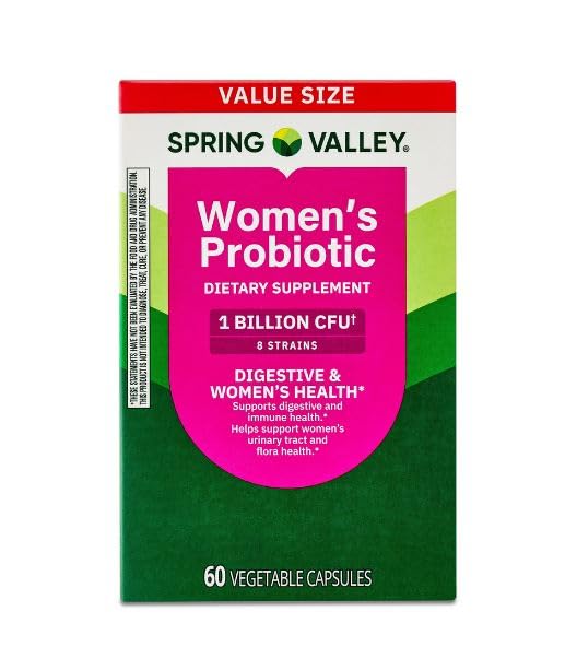H4U Probiotic Tablets for Digestive Health, 60 Count