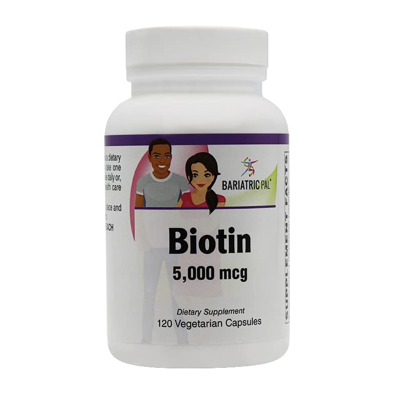 BariatricPal Biotin 5,000 mcg Caplets 120 Caplets
