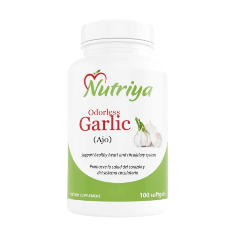 Nutriya Odorless Garlic (AJO) Softgels 100