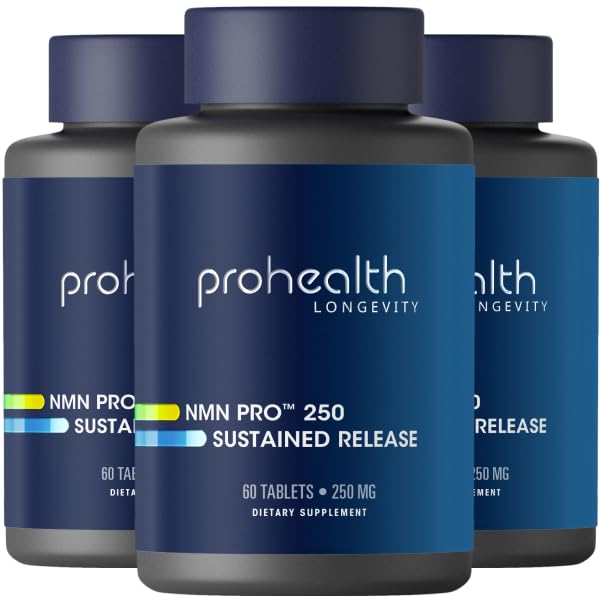 ProHealth NMN Pro 250 Sustained Release Tablets, 180 Count